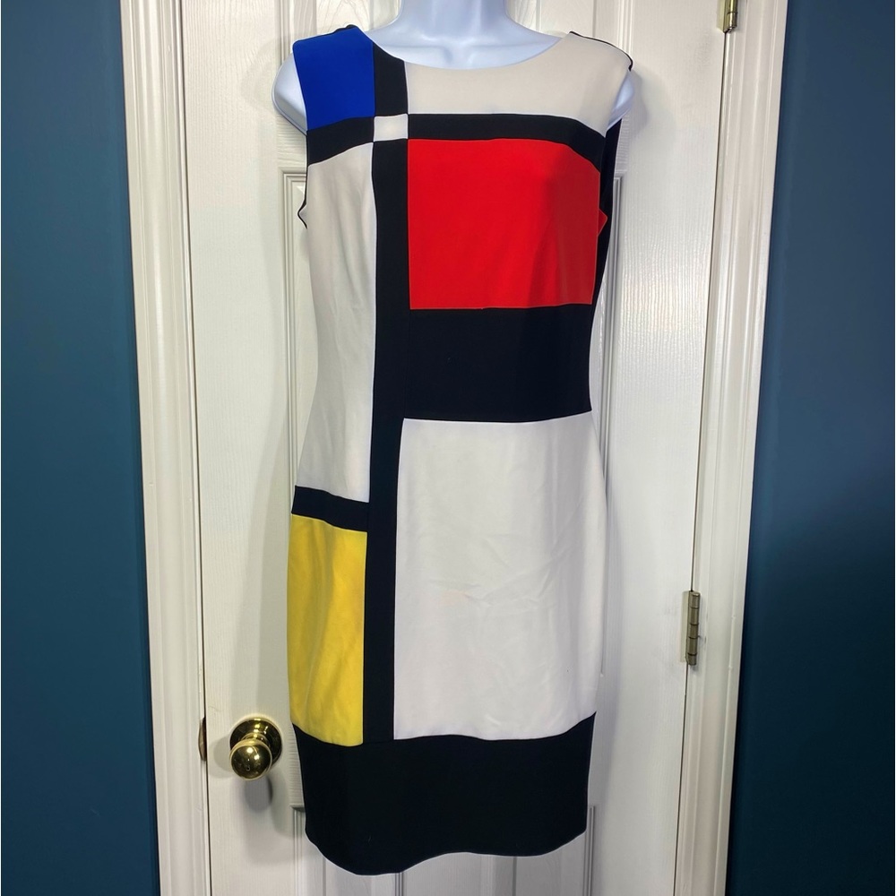 Joseph Ribkoff Dress Colorblock